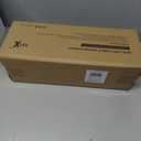 Box for Cable Management, 1 Large and 1 Medium ABS Cord Organizer Box with Bamboo Lid, White