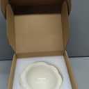 Elevated Ceramic Cat Bowls, 15Tilted Cat Bowl for Indoor Cats, Anti-Vomiting and Whisker Friendly, Dishwasher and Microwave Safe(6.3 in, Cloud White)