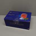 KMIGRUAN Hobnail Drinking Glasses Set of 6, 12oz Vintage Glassware Embossed Vintage Water Cups Cocktail Glasses Juice Glasses