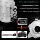 11517586925 Electric Engine Water Pump &11537536655 Thermostat Compatible with BMW 128i 323i 323xi 328i 330i 525i 528i 528xi 530i 530xi X3 X5 Replace#11517563183 11517546994 11517586924