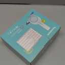 Kids Bluetooth Headphones with Active Noise Cancelling, Wireless Over-Ear Headphones for Boys Girls, Foldable, Adjustable,40H Playtime, Mic for School Travel (Mint Green)