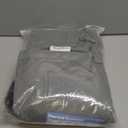 Thermal Insulated Door Curtain Fits Door Size 32" x 80", Curtain Size 35" x 82", Weatherproof Oxford with Thickened Cotton Fill, Keep Cold Out & Save Energy, Drill-Free Easy Installation, Gray