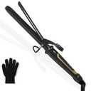 abp 1 Inch Curling Iron with Ceramic Barrel, Instant Heat up to 450F, Waving Style Tool for Long/Medium Hair and Women (Led Temp)