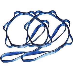 2Pcs 22KN Strong Climbing Strap Daisy Chain Nylon Daisy Chain Adjustable Strap Rope Length 110/150/180cmYoga Extend Belt (Blue)