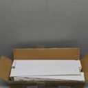 SPACELEAD Slim Storage Cart 4 Tier,Bathroom Organizer Rolling Utility, Mobile Shelving Unit Slide Out for Office, Kitchen, Laundry Room & Narrow Places,White