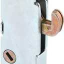 Prime-Line E 2014 Stainless Steel Mortise Lock for Patio Sliding Doors Constructed of Wood, Aluminum, and Vinyl, 3-11/16 Inch, 45 Degree Keyway, Silver, Set of 1