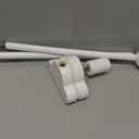 Accfore Baby Crib Mobile Arm, 27.2 Inches Wooden Baby Mobile Hanger for Crib, Adjustable Mobile Arm for Crib Cot Bed Bassinet Wind Chimes Bed Bell Nursery Cloud Design (White)