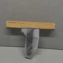 dancemoon JustHang Shower Squeegee for Glass Doors, All-One-Piece Silicone with Built-in Hook Design for Easy Hanging and Cleaning, 10 Inch Black