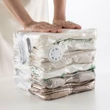Vacuum Seal Bag Jumbo Space Saver Bags Compression Airtight Sealer Bags Waterproof for Clothes Bedding Pillows Comforters Blankets