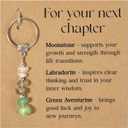 Keychain For Coworker, Teacher, Nurse, Friend, Senior, Retirement Gift For Woman, Farewell, Going Away, New Job Key Chains, Last Minute Stocking Stuffers, Valentine Day Self Care Gifts (For Your Next Chapter)