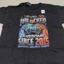 Level 10 Unlocked Awesome Since 2015 10th Birthday Gaming T-Shirt M