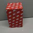 MOMENTS IN TIME Ceramic Christmas Tree 9 White LED Lighted Pre-Lit Tabletop Tree with Multicolor Bulbs & Star Topper, Battery Operated Holiday Decor