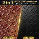 2 in 1 Rust Converter & Metal Primer, 35 oz Black Rust Reformer Paint for Metal, Trailer, Truck Frame, Car Chassis, Ultra Rust Encapsulator & Inhibitor, Heat Resistance Rust Neutralizer & Conversion
