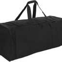 Jetstream Heavy Duty Multi Pocket Durable Sports Gym Equipment Travel Duffel Bag (36IN, XL 36" Black)