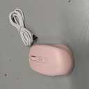 PEIOUS Mouse for Laptop, Wireless Mouse Jiggler - LED Wireless Mice with Build-in Mouse Jiggler Mover, Rechargeable Moving Mouse for Laptop Undetectable Keeps Computer Awake - Pink
