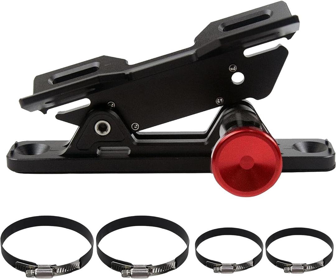 Quick Release Fire Extinguisher Mount - Aluminum Adjustable UTV Roll Bar Fire Extinguisher Holder Mounting Bracket for Jeep Wrangler TJ JK JL JKU Polaris RZR Ranger Can-Am X3 Universal Quick Release Fire Extinguisher Mount - Aluminum Adjustable UTV Roll Bar Fire Extinguisher Holder Mounting Bracket for Jeep Wrangler TJ JK JL JKU Polaris RZR Ranger Can-Am X3 Universal