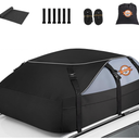 Sailnovo Rooftop Cargo Carrier Roof Bag, 20 Cubic feet Soft Waterproof Car Roof Bag fit Cars with/Without Rack, 6 Tie-Down Straps, 6 Door Hooks, Foldable Car Top Carrier for Road Trip Camping Travel