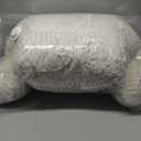 Blissful Diary Reading Pillow, Backrest Pillow with Shredded Memory Foam for Adult & Children, Designed for Bed and Couch Sitting Up, Includes Arms, Pockets and Washable Cover, Off White