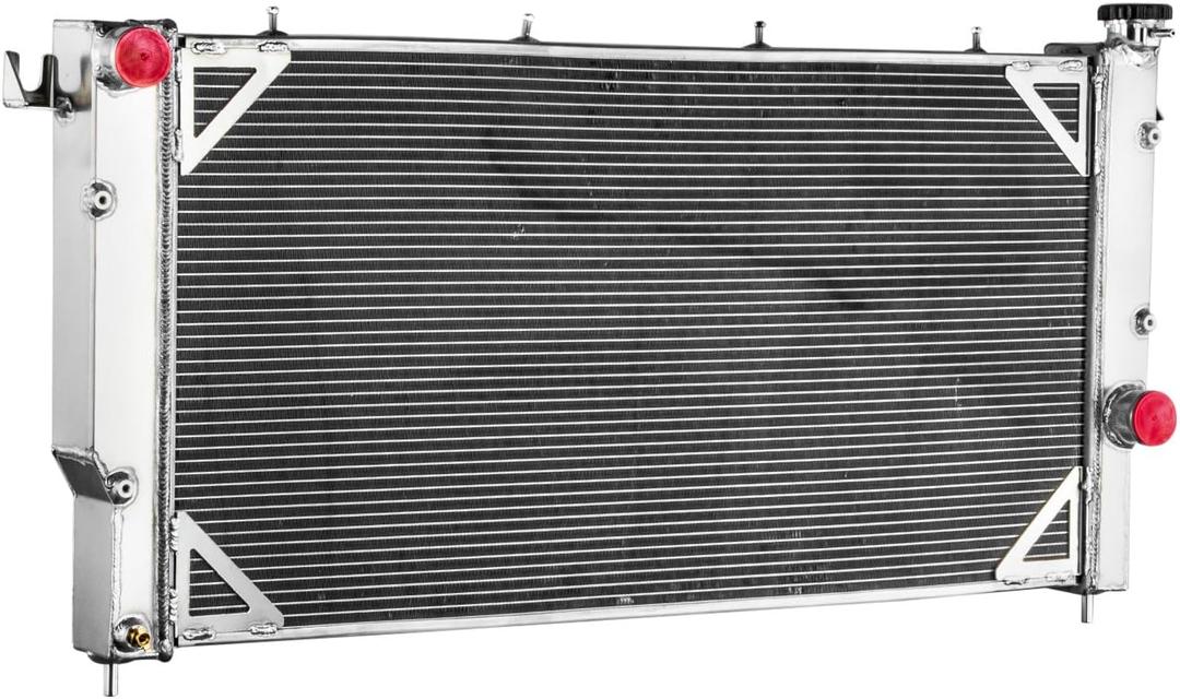 4 Rows Radiator Compatible with 1994-2002 Dodge Ram 2500 3500 5.9L Diesel Cummins L6 1995 1996 1997 1998 1999 2000 2001 Full Aluminum Radiators