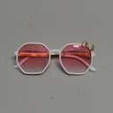 Kids Sunglasses Girls,Hello Cute Cat Girl Sunglass,Bow Ribbon Sunglasses for Girls(Age 4-12),Secure Fit,UV Protection