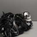 JOYIN 59" Halloween Animated Hanging Grim Reaper Outdoor Decorations with Glowing Eyes and Creepy Sound, Halloween Skeleton Ghost Decoration for Haunted House Prop Graveyard Lawn Indoor Party Supplies