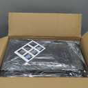 SCAVATA Hat Organizer Box, Stackable Clear Baseball Caps Holder Box Containers with Magnetic Door for Hats Snapback Cap Storag, Hat Rack Display Case, Holds 8 Hats Each (Black, 6 Pack)