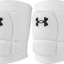 Under Armour Volleyball Knee Pads, Lightweight, Durable Protection on The Court, Youth  (White)