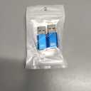 2 x [10Gbps] USB C Female to USB Male Adapter, USB 3.1 A to USB C Adapter SuperSpeed Data Sync for iPhone 17 Air, iPhone 17 Pro Max, iPhone 16 15 Pro Max, Type-C Earphone, Laptop, Charger, Quest Link-Blue