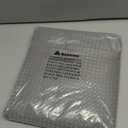 Dynamene Grey Fabric Shower Curtain for Bathroom - Waffle Weave Textured Heavy Duty , 256GSM Hotel Luxury Weighted Cloth Bath Curtain Set with 12 Plastic Hooks,72x72, Grey/Gray