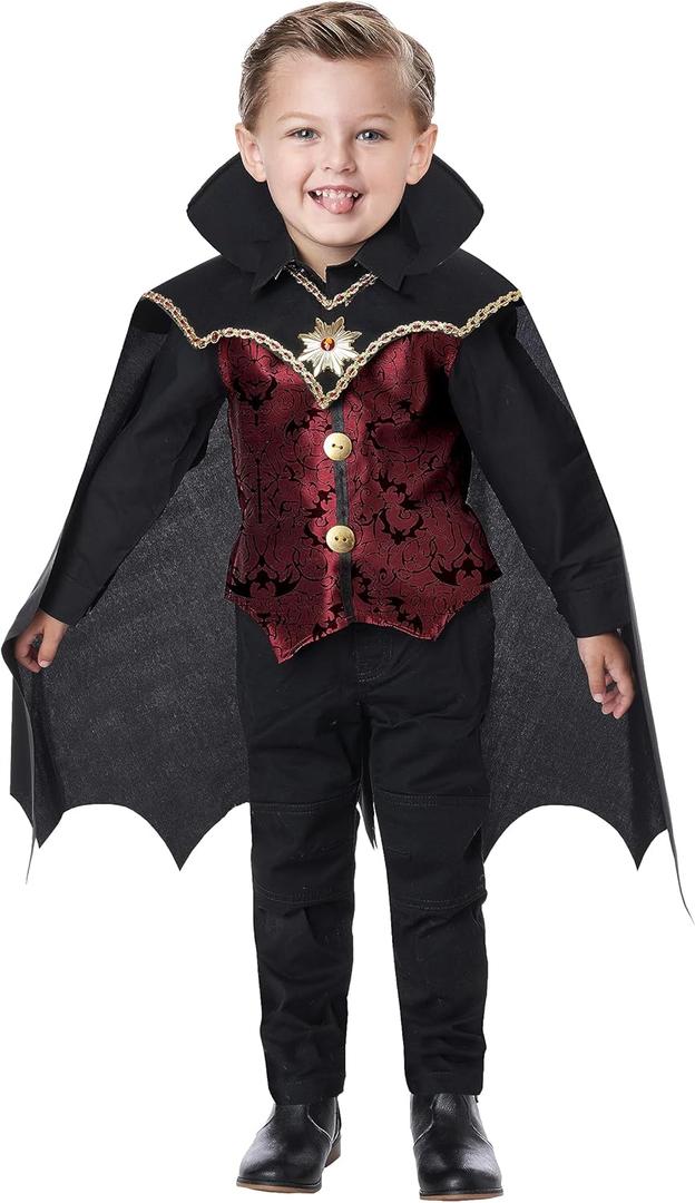 Swanky Vampire Toddler Costume (3T-4T, Multicolor)