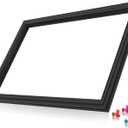 Upgraded 242193209 Freezer Door Gasket Compatible with Frigidaire Freezer Door Gasket Replacement AP5807083 3513465 PS9493821 Kenmore Refrigerator Door Gasket Seal, Freezer Seal Replacement Black
