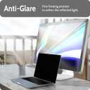 Peslv Magnetic Privacy Screen for MacBook Pro 14 Inch (2021-2026, M1, M2, M3, M4, M5), Removable Matte Blue Light Glare Filter for Mac Pro 14.2" Laptop Computer