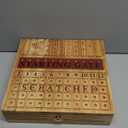 Large 23 inches Horse Racing Board Game with 11 Luxury Metal Horses, Foldable Wood Horse Race Board Game with 2 Sets of Dice, 2 Boxes of Cards for Parties and Gambling (Medium, Black)