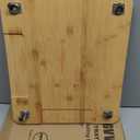 Bamboo Kitchen Appliance Sliders, Sliding Tray for Coffee Maker, Countertop Appliance Slider with 360 Rolling Wheels, Counter Slider Tray for Coffee Pot, Kitchen Aid Mixer (14" x 12")