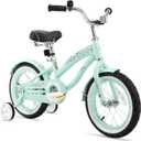 JOYSTAR 12 14 16 Inch Kids Cruiser Bike for Ages 2-7 Years Old Girls & Boys, Kids' Bike with Training Wheels, Coaster Brake, Adjustable Seat & Fenders, Child Bicycles