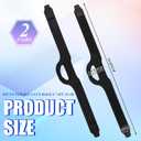 2 Pairs Scuba Diving Universal Fins Straps TPR Replacement Scuba Fin Straps with Quick Release Buckles Accessories Rubber Adjustable Flippers Strap for Swimming Diving Dive