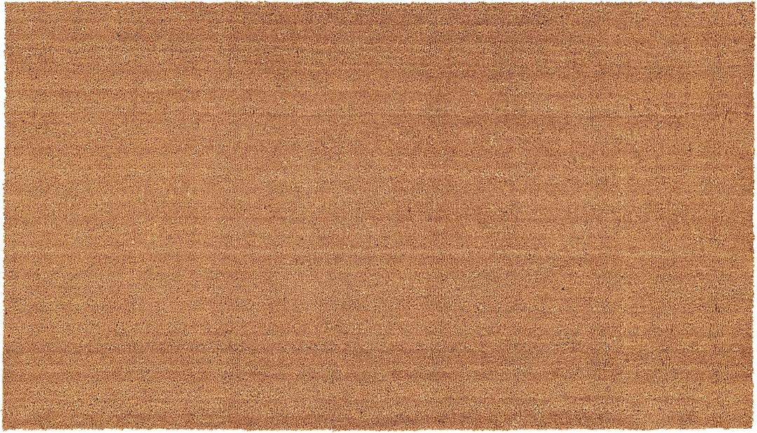 Calloway Mills 153552436 Natural Coir with Vinyl Backing Doormat, 24" x 36", Natural
