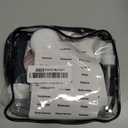 LitBear 23 Pack TSA Approved Travel Bottles for Toiletries, Leak Proof Refillable Travel Size Containers Kit with Silicone Squeezable Bottles Jars for Shampoo Lotion Conditioner, in Clear Bag, Gray