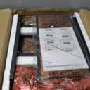 TUTOTAK End Table with Charging Station, Side Table with 2 USB Ports and Outlets, Nightstand with Cloth Drawer, Set of 2, Couch Table, Brown TB01BB052