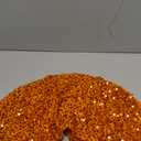 Black Tree Skirt Christmas 21 Inch Decorated Sequin Tree Skirt Velvet Xmas Tree Mat Soft Thick Tree Cover Base Sparkling Small Skirt for Artificial Trees Halloween Supply for Home Family Decorations