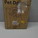 Cat Door for Wall, Small Pet Door, Heavy Duty Doggy Door, All Aluminum Frame, 2 Magnetic Flaps, Energy Efficient, Telescoping Tunnel, Sliding Lock Panel, Easy to Install (Pets Up to 22 LB)