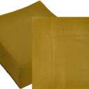 Ottin 100-pack Gold Paper Dinner Napkins, 3-Ply 6.5 x 6.5 Inch Disposable Luncheon Napkins for Birthday, Wedding, Engagement, Party, Easter, Labor Day & Holiday Parties