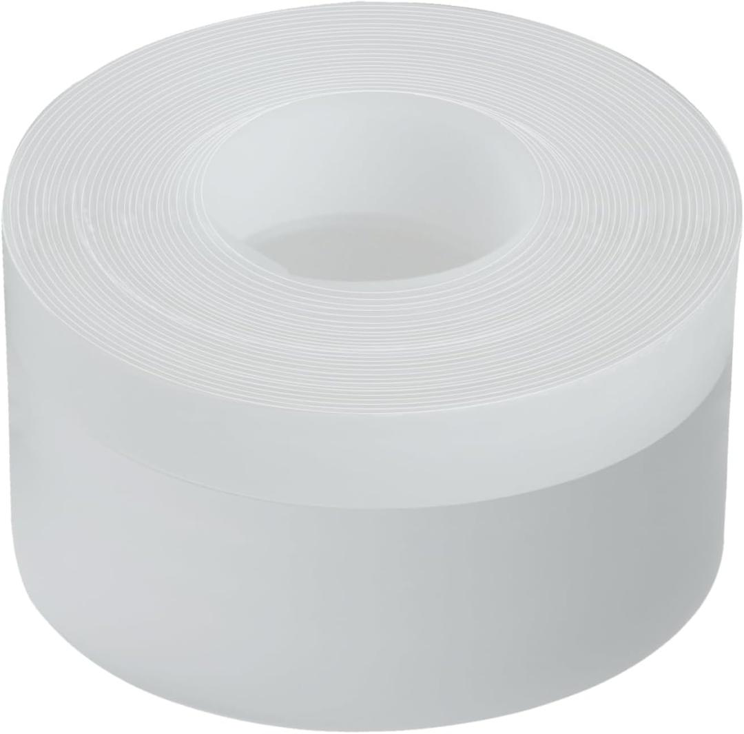 3 x Silicone Weather Stripping Seal Tape 1.77''x16.5 Feet Strip Bottom Draft Insulation Stopper Tape Weatherproof Soundproof for Door or Window Bathroom Shower Glass Gaps（45mm*5m）