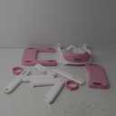Potty Training Seat, Upgrade Toddler Toilet Seat for Kids Boys Girls, 2 in 1 Potty Training Toilet, Splash Guard Anti-Slip Pad Step Stool (Pink)