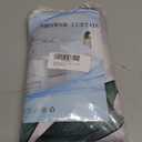 Bamboo Shower Curtain Green Leaves Plant Minimalist Bathroom Decor Curtains Set with Hooks, 70" W x 70" H