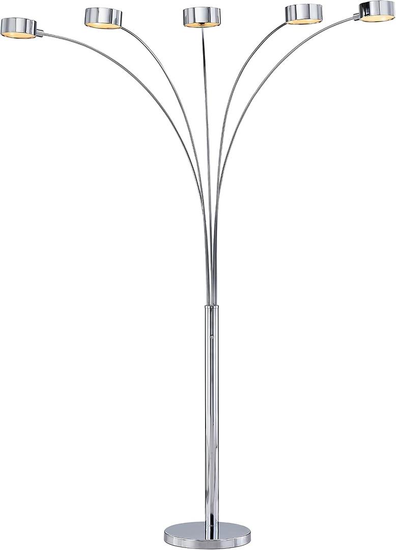 Artiva USA 88" Micah Arched Floor Lamp with Dimmer