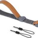 FALCAM Camera Wrist Strap,Adjustable Quick Release Hand Strap with Quick Connector(Ash) -M00A3801 (Grey)