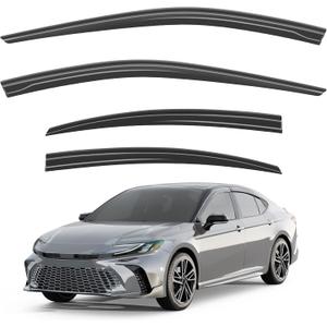 Tape-on Window Visors Rain Guards for Toyota Camry 2025 2026 | Extra Durable, Window Visors, Vent Visors, Window Deflector, Vent Shades, Car Accessories-4PCS