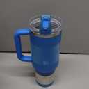 STANLEY Quencher ProTour Flip Straw Tumbler with Leakproof Lid | Built-In Straw & Handle | Cupholder Compatible for Travel | Insulated Stainless Steel Cup | BPA-Free (40 Ounces, Azure Fade)