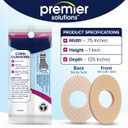 Corn Cushions for Feet, Self-Stick Adhesive Foot Care Cushions to Pad and Protect Corns, 54 Count (6 Packs of 9)